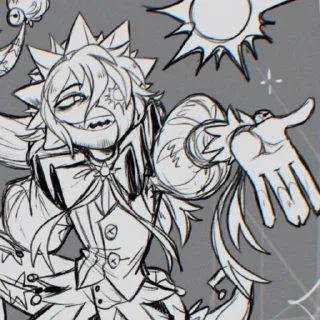 Стикер Деймон - 7