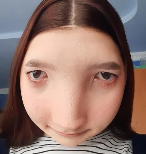 Человек бровь кожа