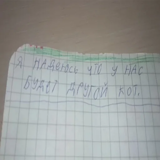 СМС почерк бумага