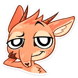 Sticker Дикдик от @TgSticker - 0