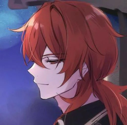 Стикер diluc @relaynime - 6