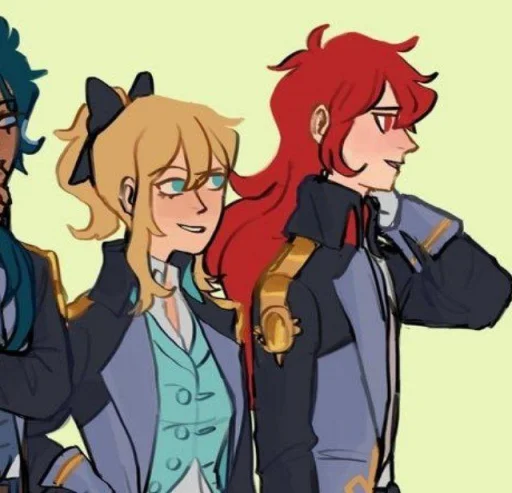 Sticker ♡ diluc × genie ♡ @itsgensharts - 1