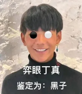 Стикер 丁 真 宇 宙 - 10