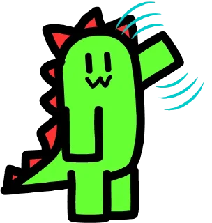 Стикер Динозевр - 1