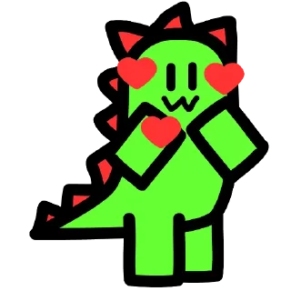 Стикер Динозевр - 4