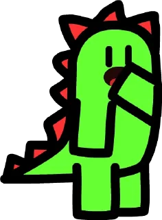 Стикер Динозевр - 7