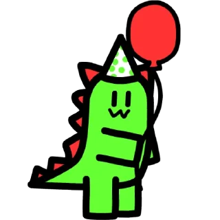 Стикер Динозевр - 3