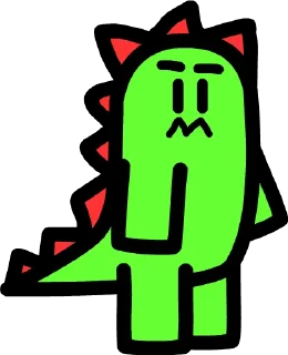 Стикер Динозевр - 6