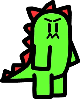 Стикер Динозевр - 9