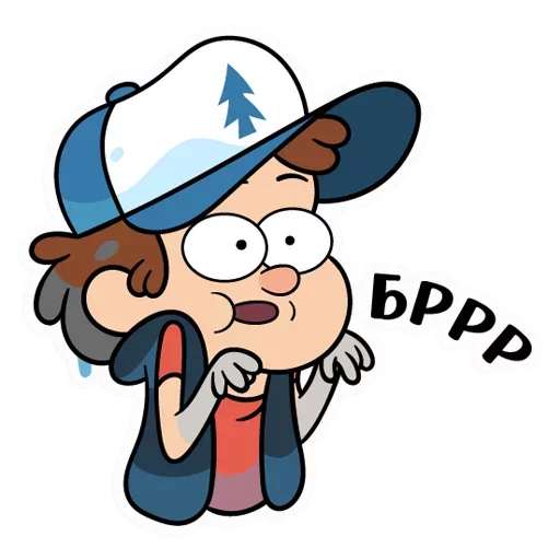 Стикер Диппер - Gravity Falls (@TgSticker) - 3