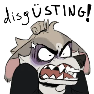 Sticker disaster lesbian dog - 9