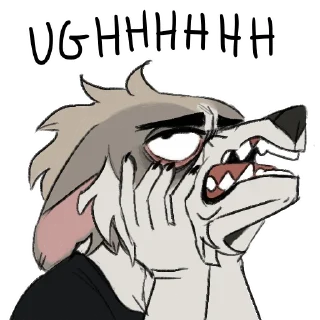 Sticker disaster lesbian dog - 11