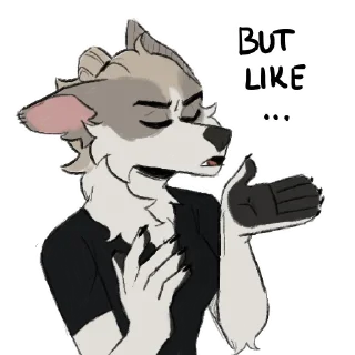 Sticker disaster lesbian dog - 4