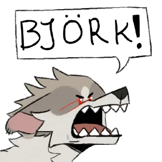 Sticker disaster lesbian dog - 1