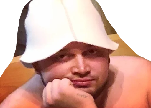 human face person headdress