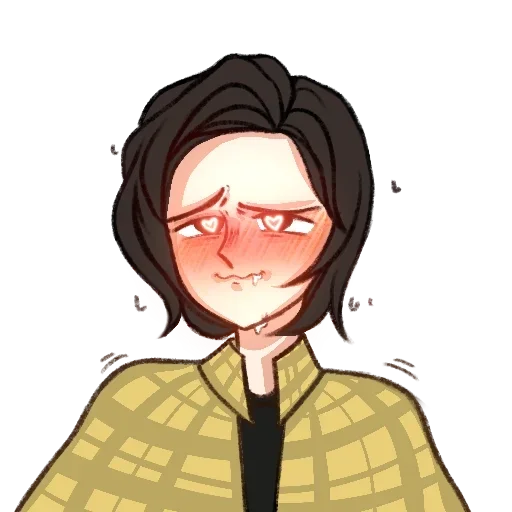 human face cartoon clothing