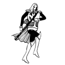 Стикер Detroit Metal City - 5