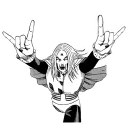 Стикер Detroit Metal City - 0