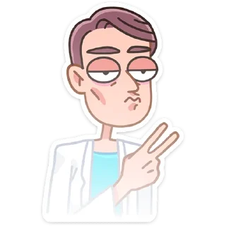 Стикер Доктор Алексеев от @TgSticker - 0