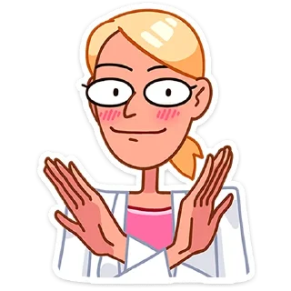 Стикер Доктор Алексеева от @TgSticker - 8