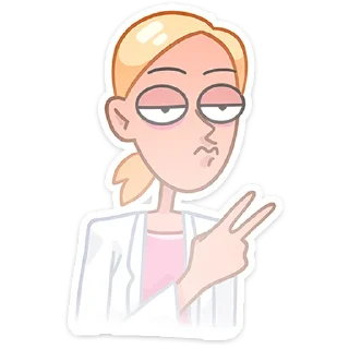 Стикер Доктор Алексеева от @TgSticker - 3