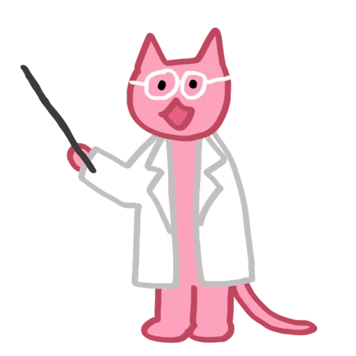 клипарт эскиз кошка