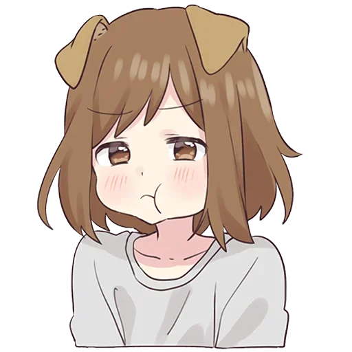 Sticker Собачка-тян @tg_sticks - 5