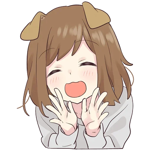 Sticker Собачка-тян @tg_sticks - 4