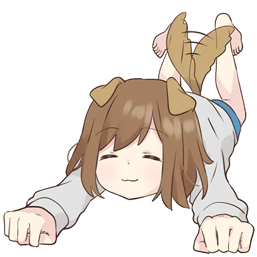 Sticker Собачка-тян @tg_sticks - 2