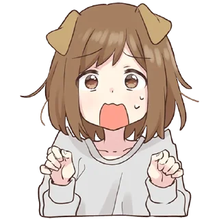 Sticker Собачка-тян @tg_sticks - 7