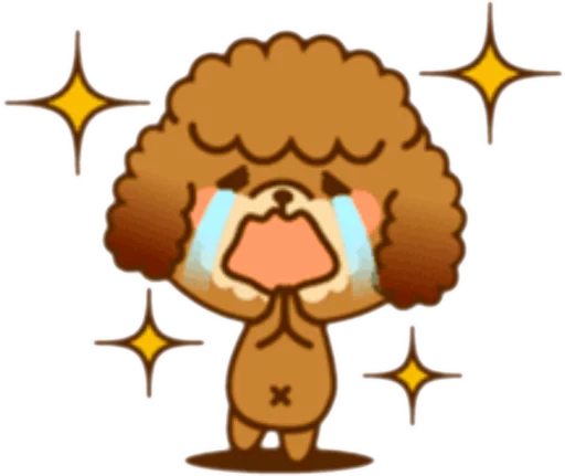 Sticker dogpudel - 1