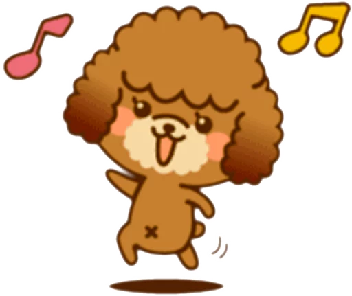 Sticker dogpudel - 1