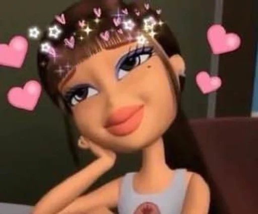 doll cartoon human face