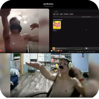 Стикер долбаебы 3 - 1