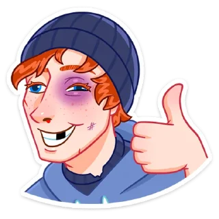 Sticker Думер Дэн :: @stickroom - 6