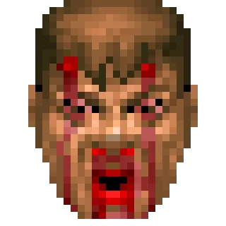Стикер DoomGuy - 1