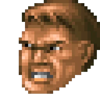 Стикер DoomGuy - 3