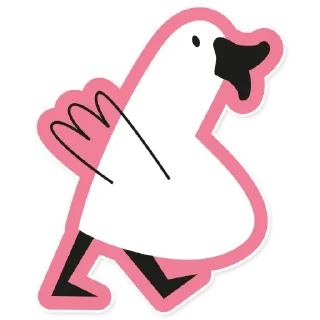 Sticker ДубльГусь - 3