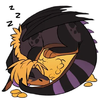 Sticker Zazush the dragon - 3