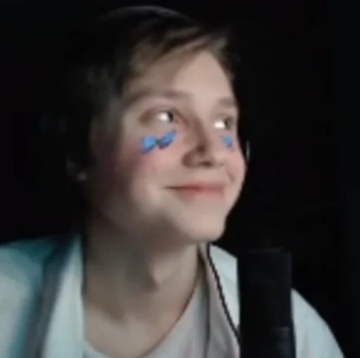 person human face lip