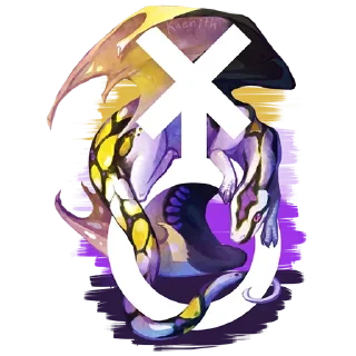 Стикер Драконы - 8