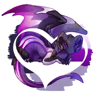 Стикер Драконы - 1