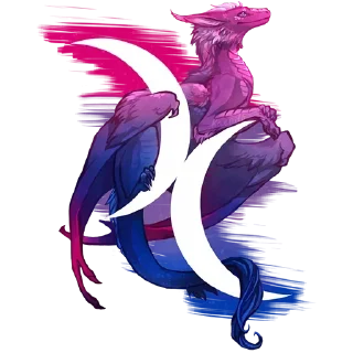 Стикер Драконы - 0