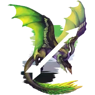 Стикер Драконы - 7