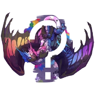 Стикер Драконы - 11