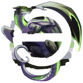 Стикер Драконы - 2