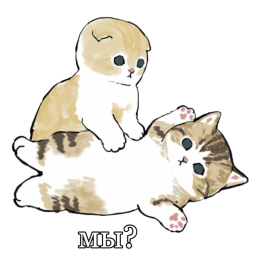 Sticker ♡котятки♡ - 8