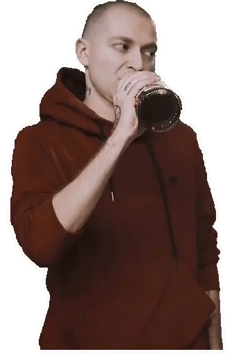 Sticker drunkoxxxymiron - 1