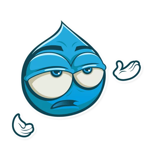 Стикер Drupal_Fairy by @illustranger - 8