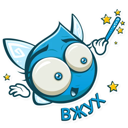 Стикер Drupal_Fairy by @illustranger - 5
